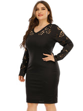 Plus Cut Out Bodycon Dress Sai Feel